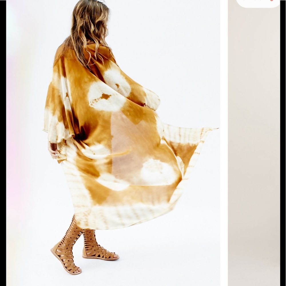 Free People Spellbound Tie Dye Kimono